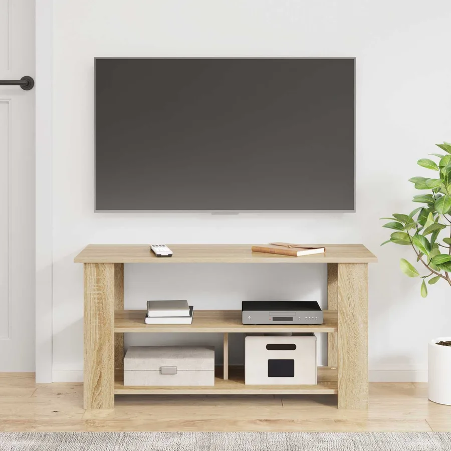 Support de télévision Chêne Sonoma 100 x 40 x 50 cm - 4