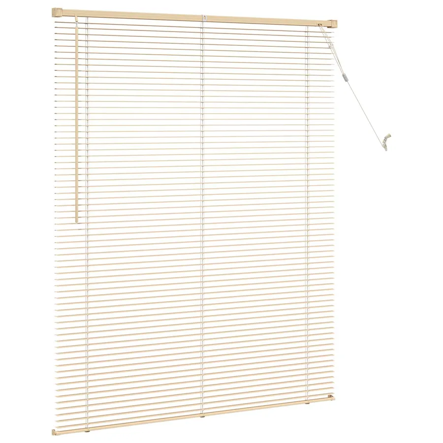 Store Vénitien Marron clair avec motif 150 x 110 cm 25 mm PVC - 5