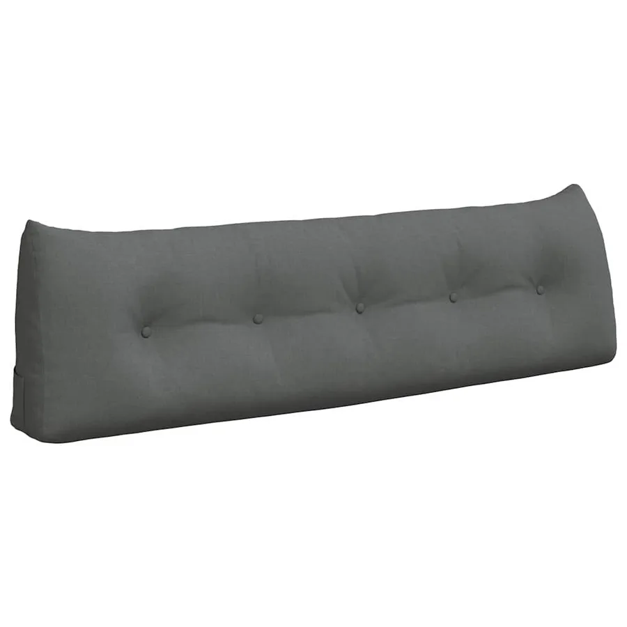 Coussin de Dos Gris foncé 160 x 24 x 50 cm tissu - 2