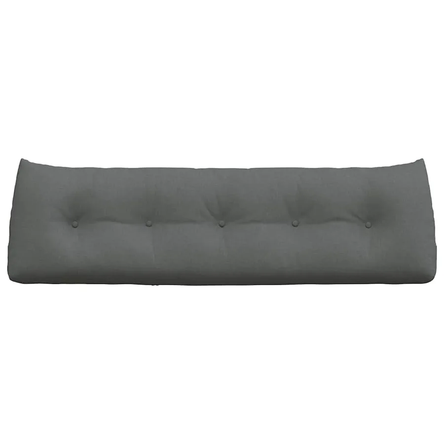 Coussin de Dos Gris foncé 160 x 24 x 50 cm tissu - 6