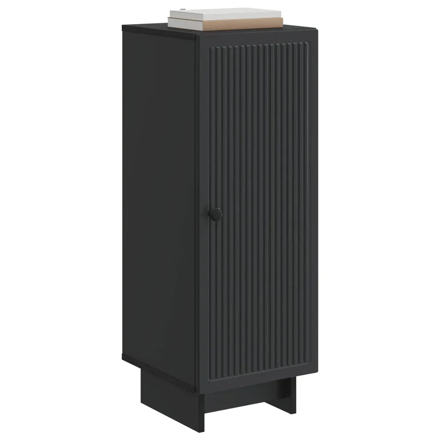 Buffet Noir 33 x 34,5 x 90 cm Bois d'ingénierie - 3