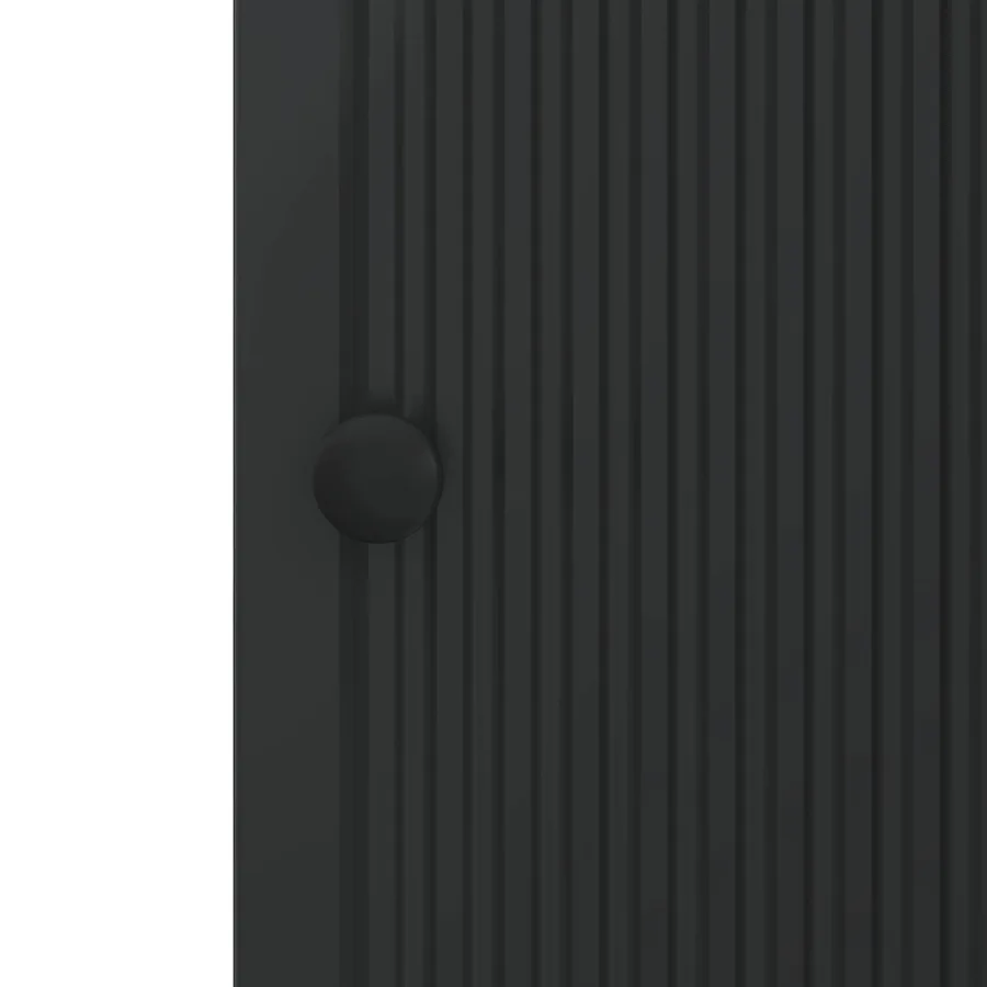 Buffet Noir 33 x 34,5 x 90 cm Bois d'ingénierie - 8