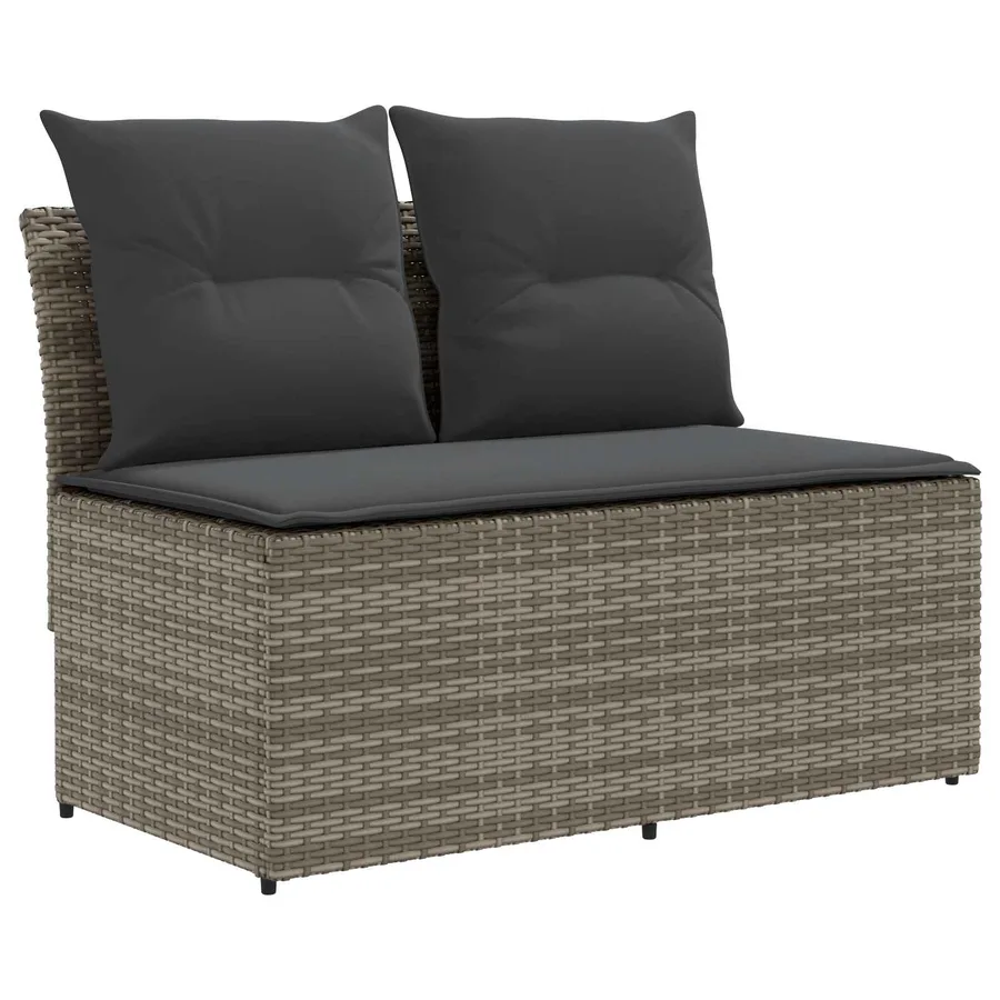 2 Pièce Canapé du milieu de jardin avec table relevable - 4