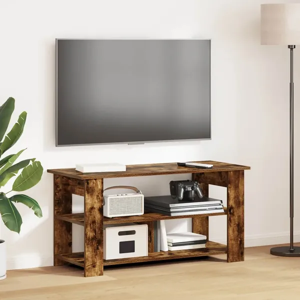 Support de télévision Chêne fumé 100 x 40 x 50 cm
