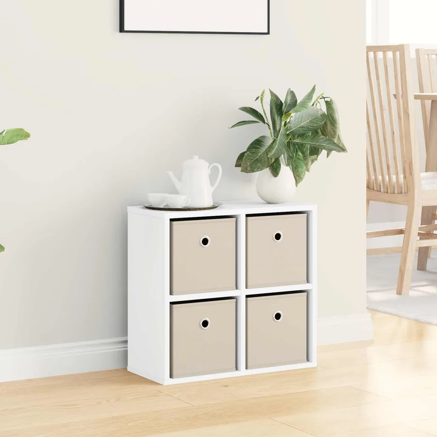 Buffet avec tiroir Blanc 49,5 x 22 x 47 cm - 4