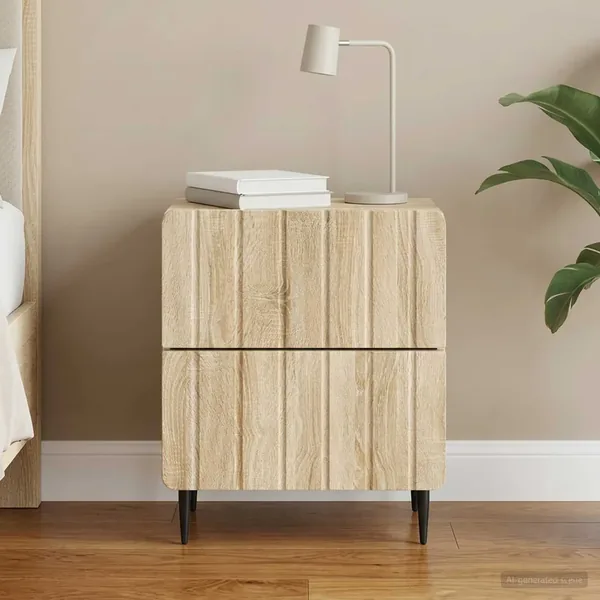 Cabinet de chevet avec tiroir Chêne Sonoma 43 x 34,5 x 49,5 cm