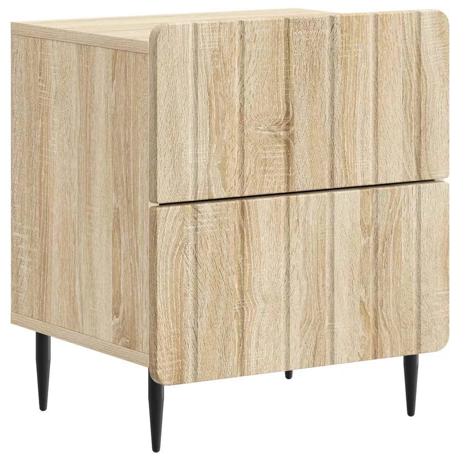 Cabinet de chevet avec tiroir Chêne Sonoma 43 x 34,5 x 49,5 cm - 2