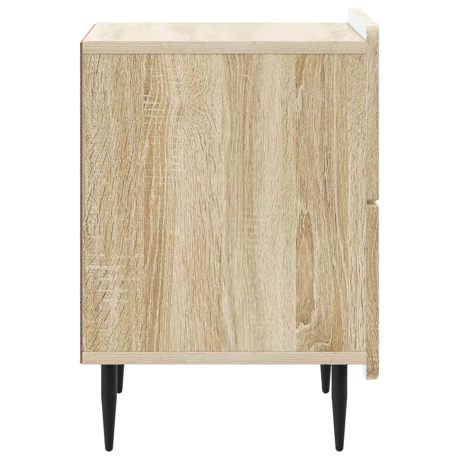 Cabinet de chevet avec tiroir Chêne Sonoma 43 x 34,5 x 49,5 cm - 6