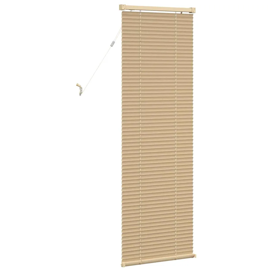 Store Vénitien Marron clair avec motif 150 x 50 cm 25 mm PVC - 6