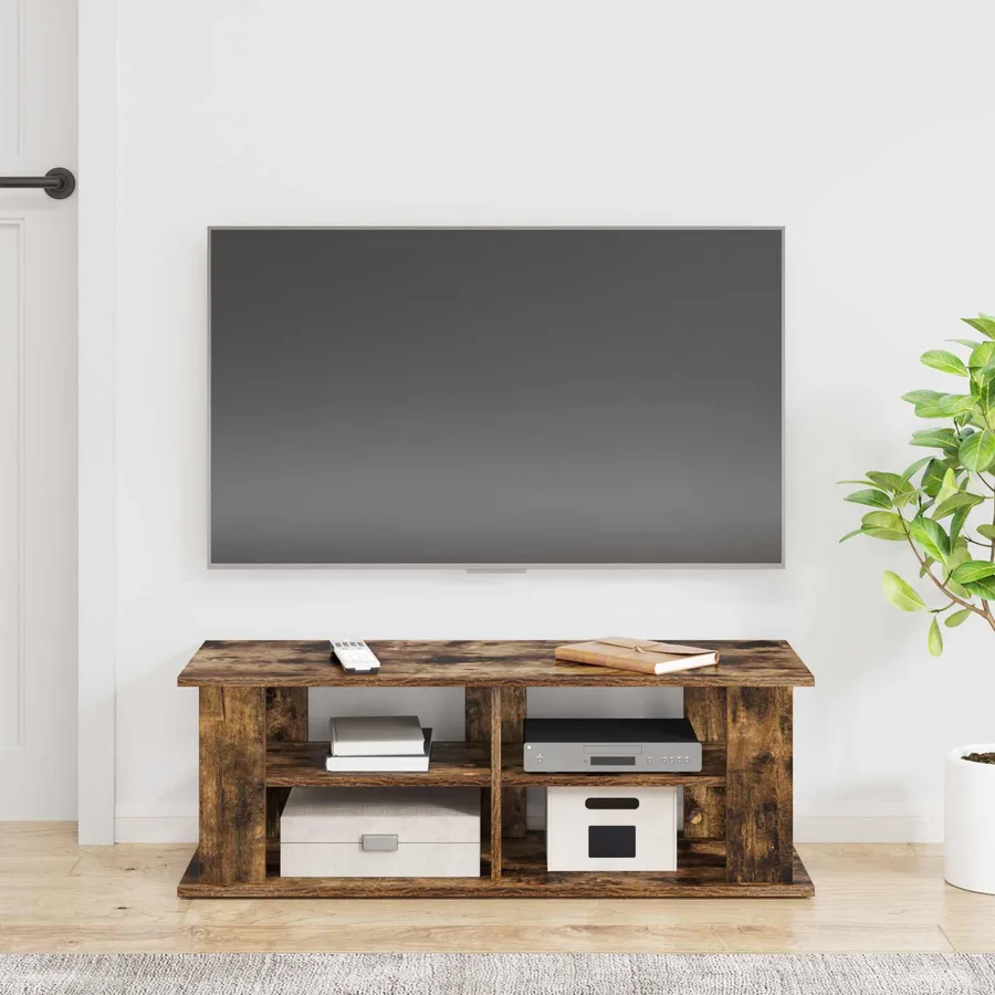 Support de télévision Chêne fumé 96 x 35 x 33,5 cm - 4