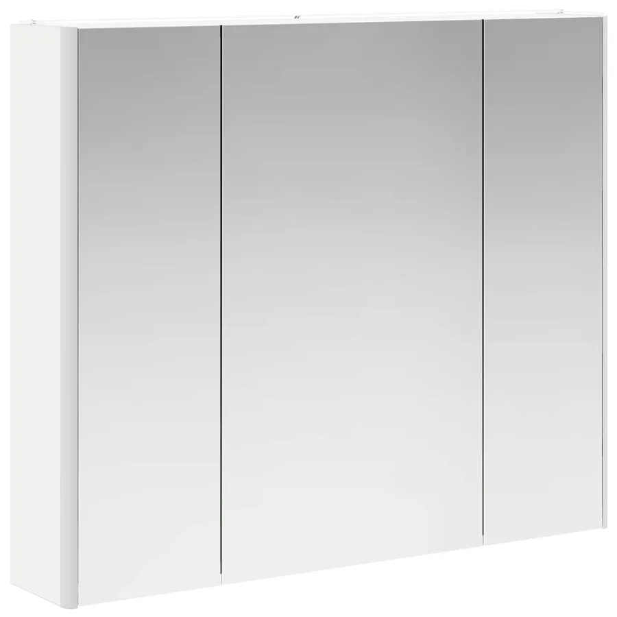 Armoire Miroir de Salle de Bain Blanc 83,5 x 15,5 x 70 cm - 5