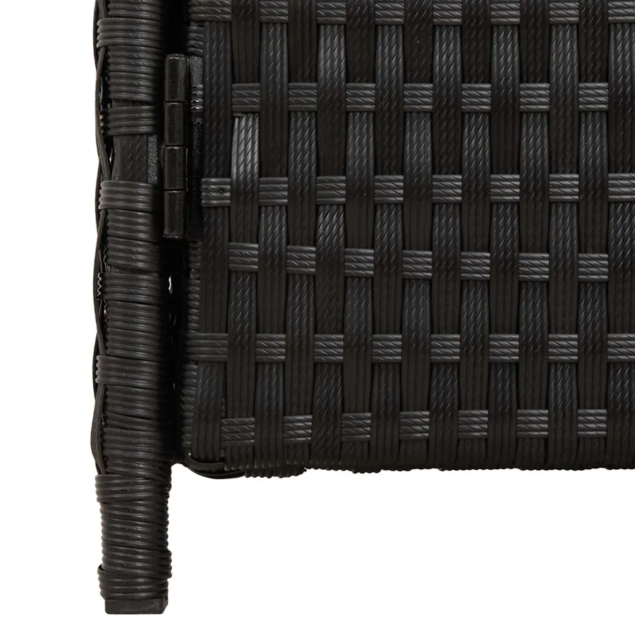 Armoire Noir 70 x 50 x 87 cm Polyester et Roly Ratten - 11
