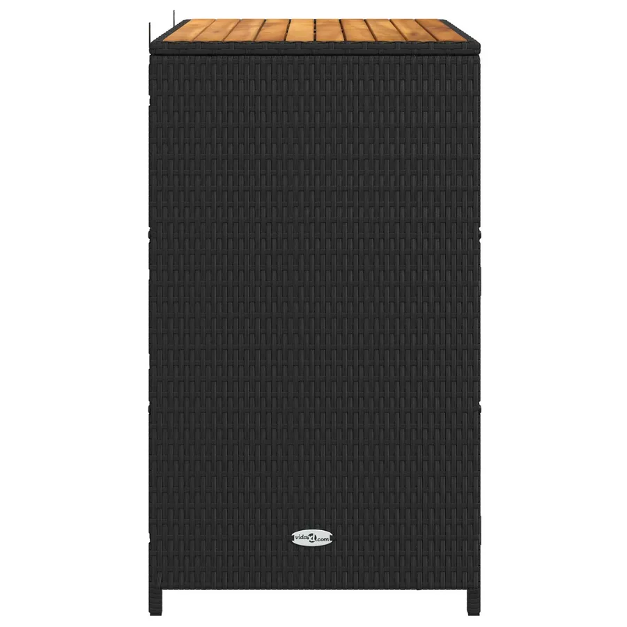 Armoire Noir 70 x 50 x 87 cm Polyester et Roly Ratten - 6