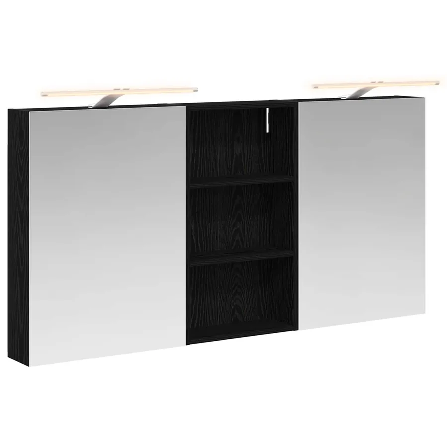 Ensemble de Meubles de Salle de Bain 3 pcs 140 x 14,5 x 70 cm - 2