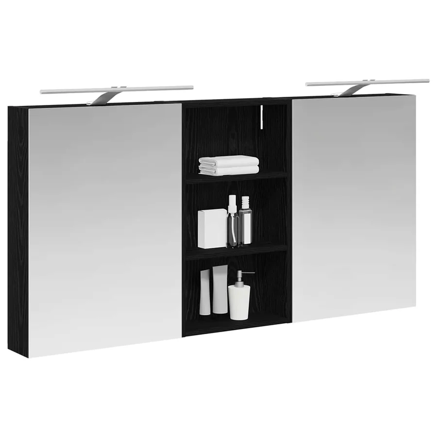 Ensemble de Meubles de Salle de Bain 3 pcs 140 x 14,5 x 70 cm - 3