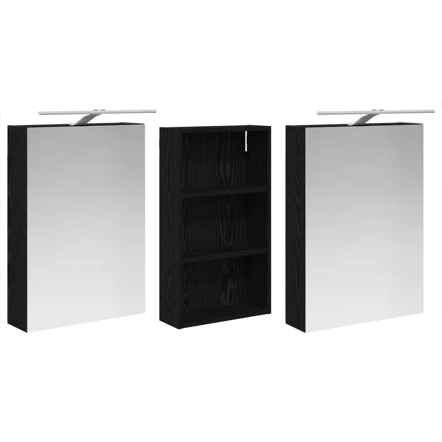 Ensemble de Meubles de Salle de Bain 3 pcs 140 x 14,5 x 70 cm - 5