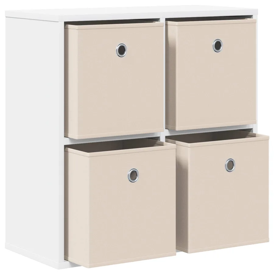 Buffet avec tiroir Blanc 59,5 x 27 x 57 cm - 5