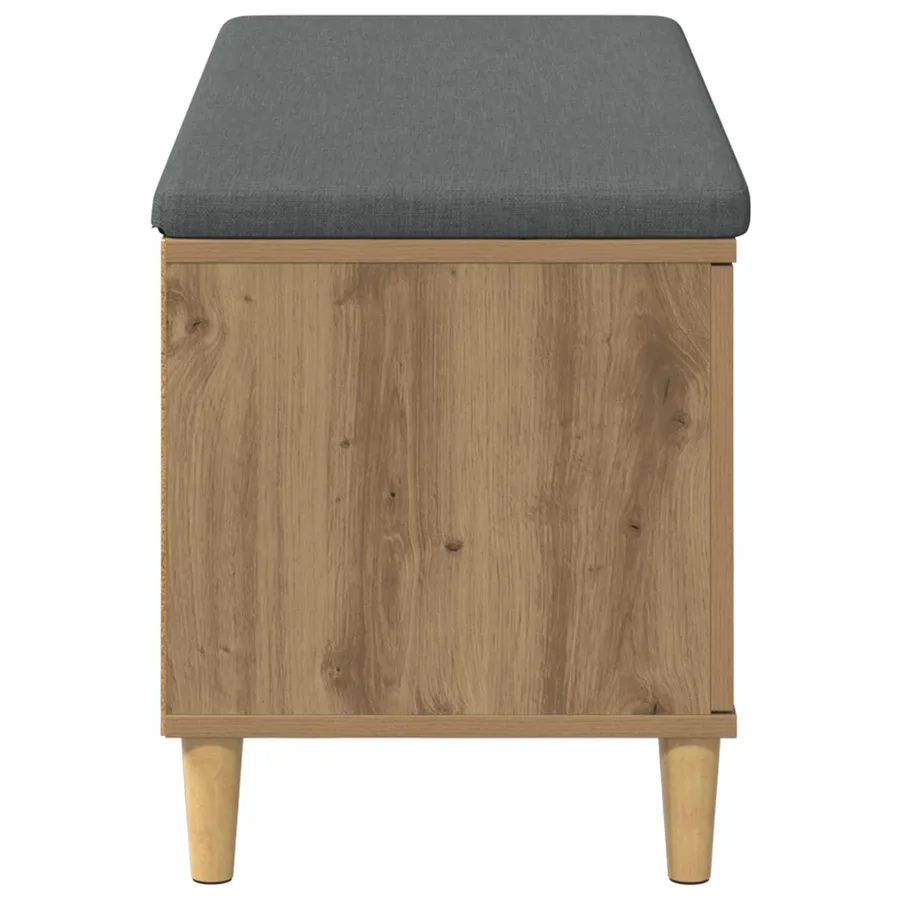 Banc d'entrée Chêne Artisanal 100 x 38 x 46 cm - 7
