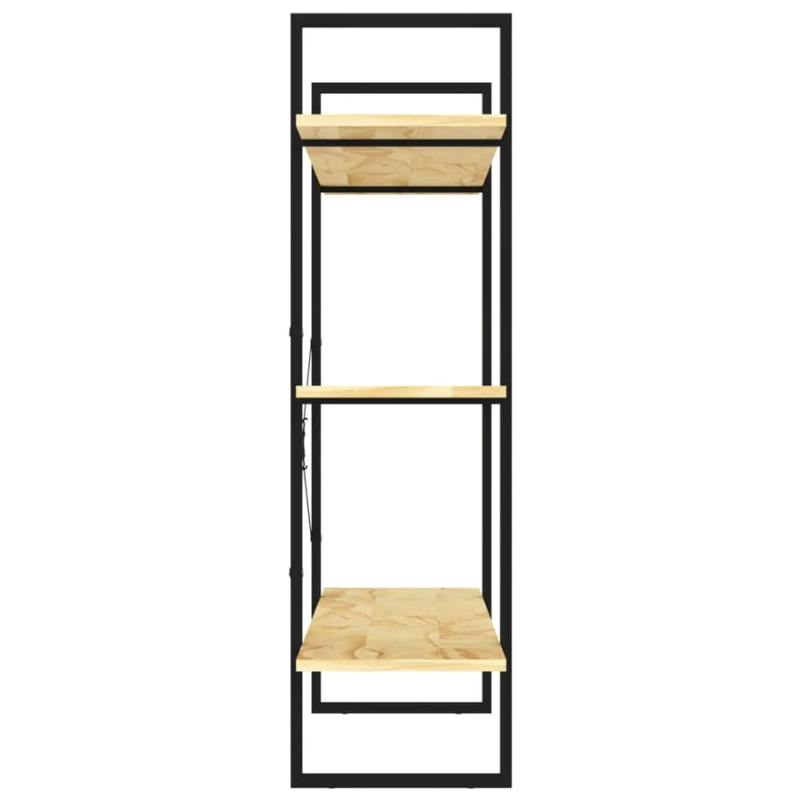 Bibliothèque à 3 niveaux 100x30x105 cm Bois de pin massif - 6