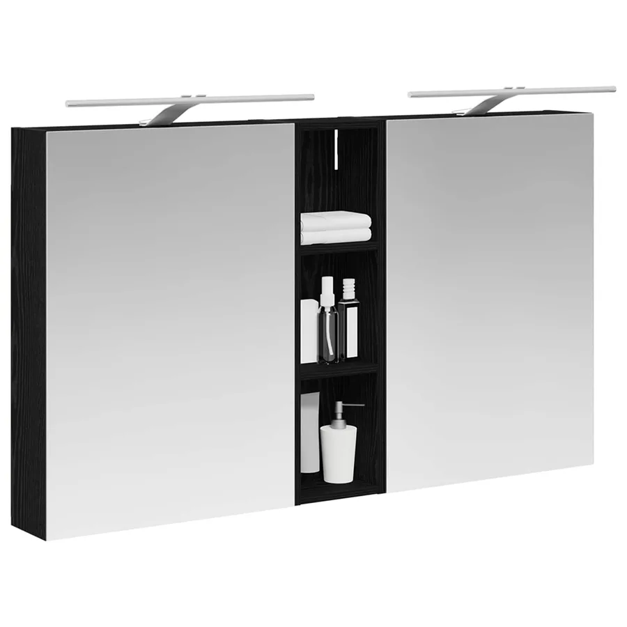 Ensemble de Meubles de Salle de Bain 3 pcs 120 x 14,5 x 70 cm - 3