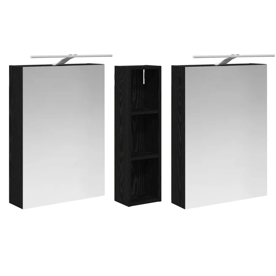 Ensemble de Meubles de Salle de Bain 3 pcs 120 x 14,5 x 70 cm - 5