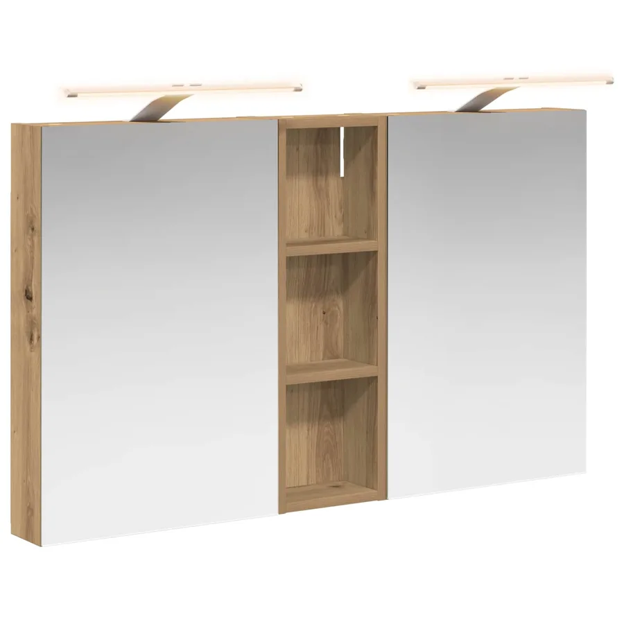 Ensemble de Meubles de Salle de Bain 3 pc 100 x 10,5 x 60,5 cm - 2