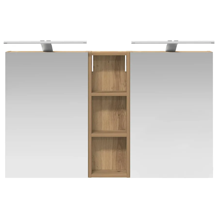 Ensemble de Meubles de Salle de Bain 3 pc 100 x 10,5 x 60,5 cm - 6
