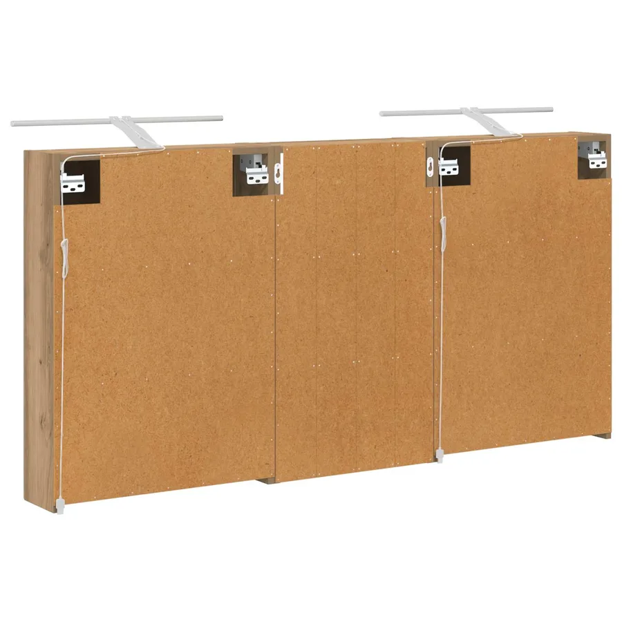 Ensemble de Meubles de Salle de Bain 3 pc 140 x 14,5 x 70 cm - 9