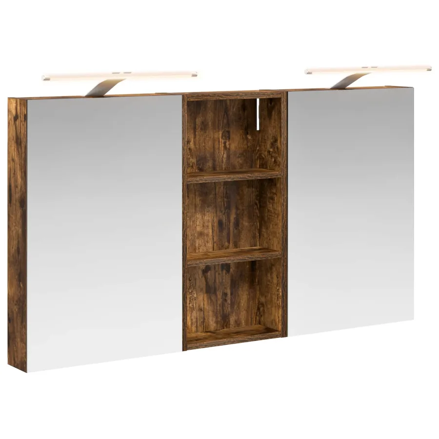 Ensemble de Meubles de Salle de Bain 3 pcs 110 x 10,5 x 60,5 cm - 2