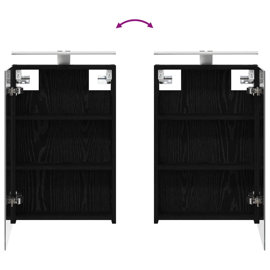 Ensemble de Meubles de Salle de Bain 3 pcs 100 x 10,5 x 60,5 cm - 12