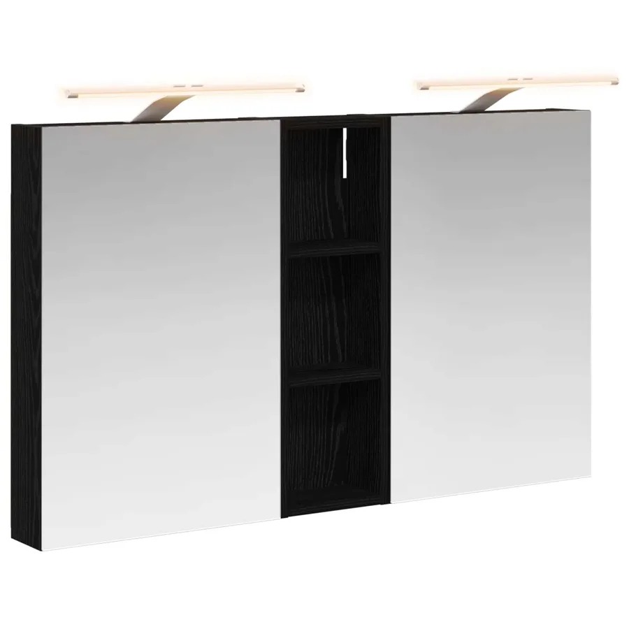 Ensemble de Meubles de Salle de Bain 3 pcs 100 x 10,5 x 60,5 cm - 2