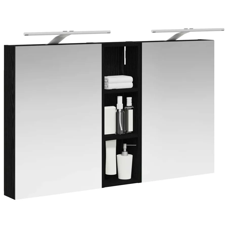 Ensemble de Meubles de Salle de Bain 3 pcs 100 x 10,5 x 60,5 cm - 3
