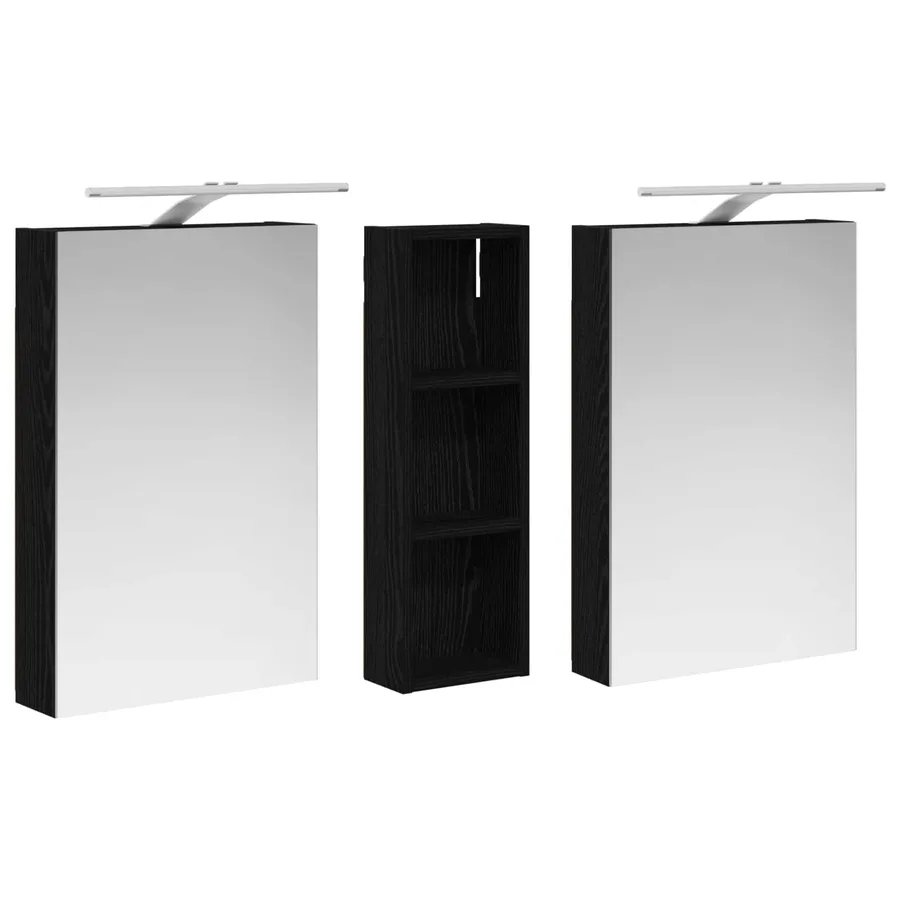 Ensemble de Meubles de Salle de Bain 3 pcs 100 x 10,5 x 60,5 cm - 5