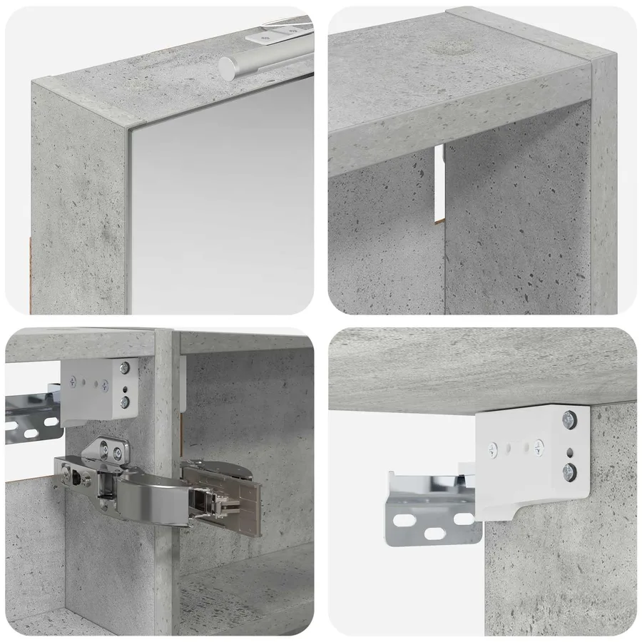 Ensemble de Meubles de Salle de Bain 3 pcs 100 x 10,5 x 60,5 cm - 10