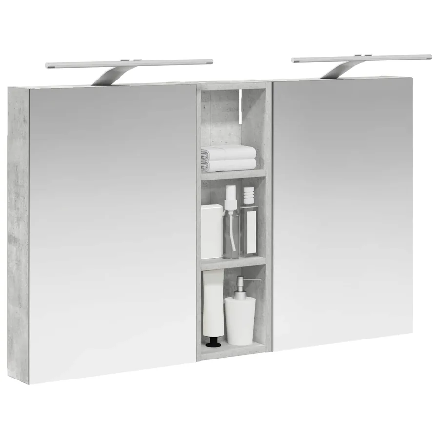 Ensemble de Meubles de Salle de Bain 3 pcs 100 x 10,5 x 60,5 cm - 3