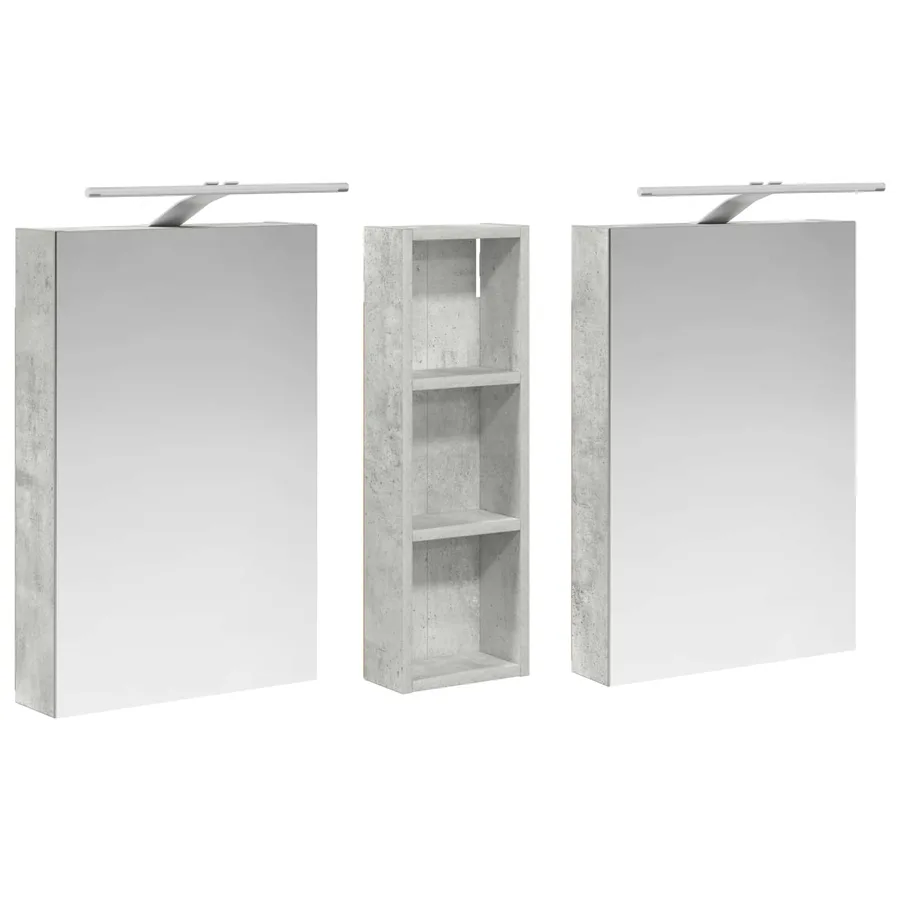 Ensemble de Meubles de Salle de Bain 3 pcs 100 x 10,5 x 60,5 cm - 5