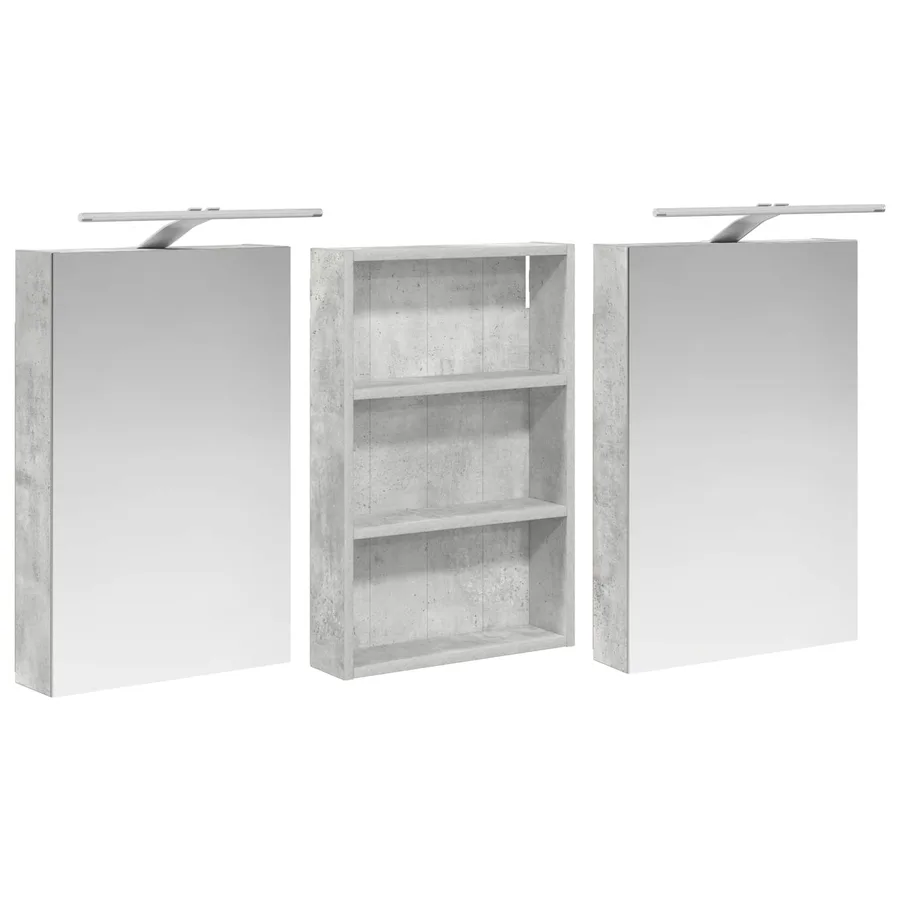 Ensemble de Meubles de Salle de Bain 3 pcs 120 x 10,5 x 60,5 cm - 5