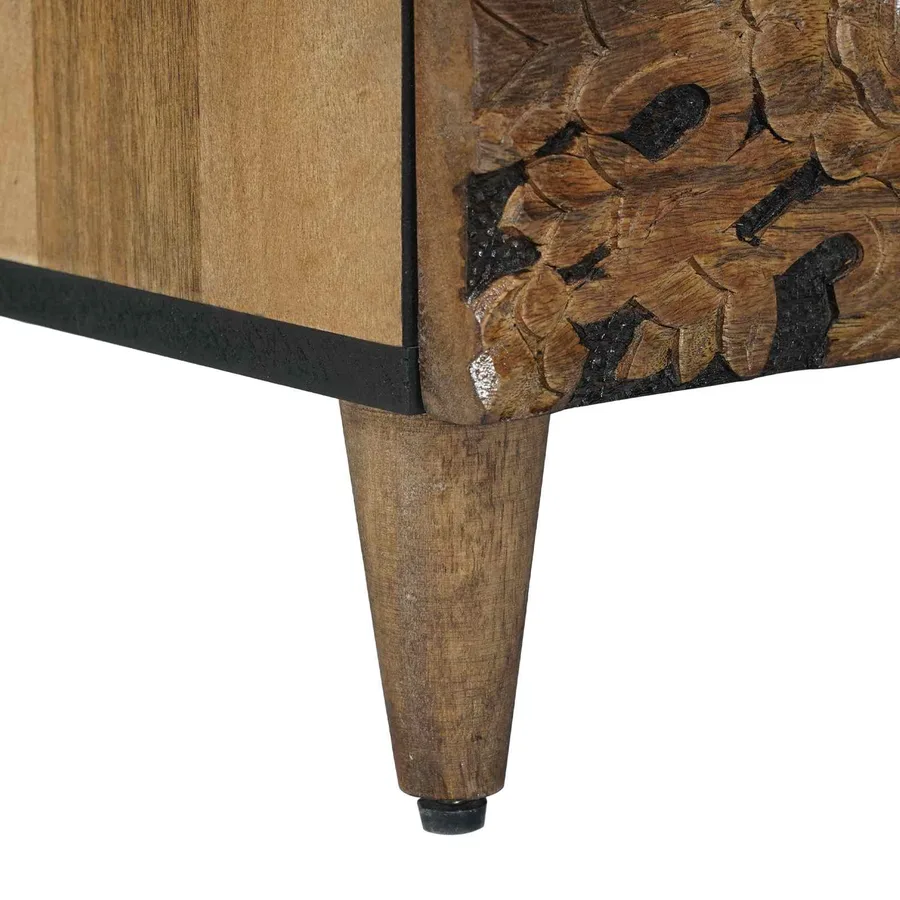 Buffet Haut Marron 60 x 33,5 x 100 cm Bois de mangue massif - 8