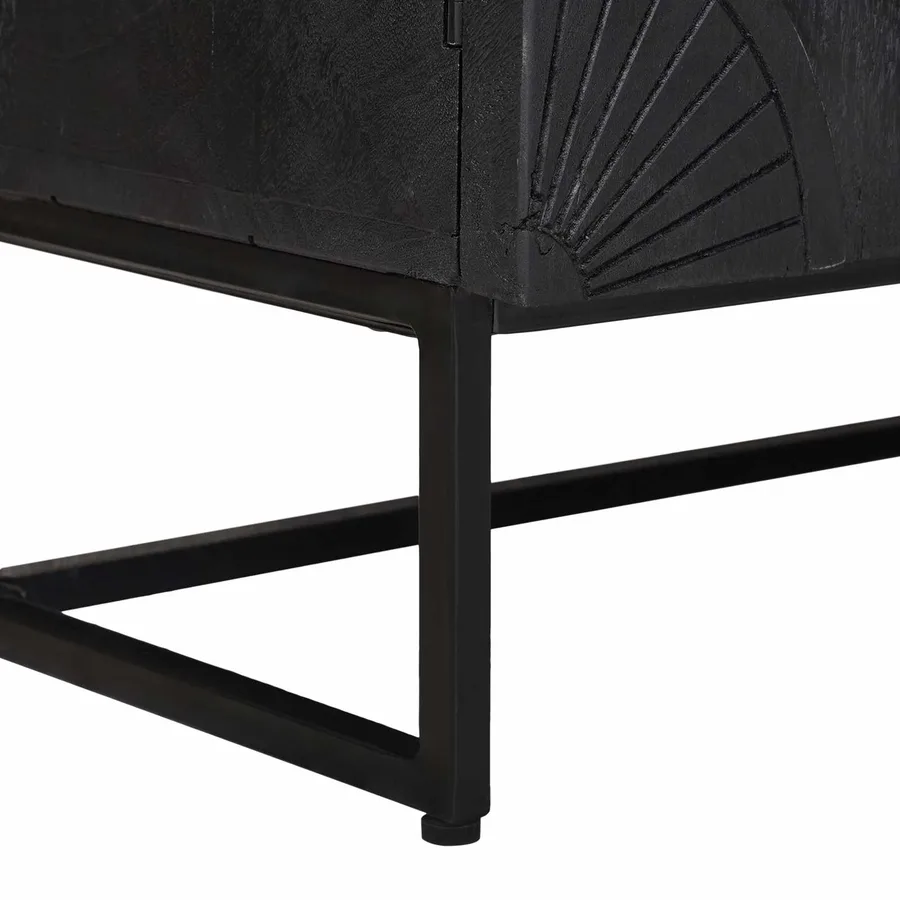 Haut Armoire Noir 55 x 30 x 95 cm - 10