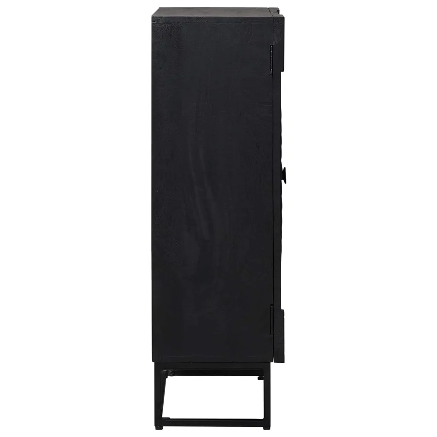 Haut Armoire Noir 55 x 30 x 95 cm - 6