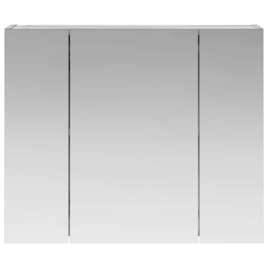 Armoire Miroir de Salle de Bain Gris Sonoma 60 x 14,5 x 50 cm - 5