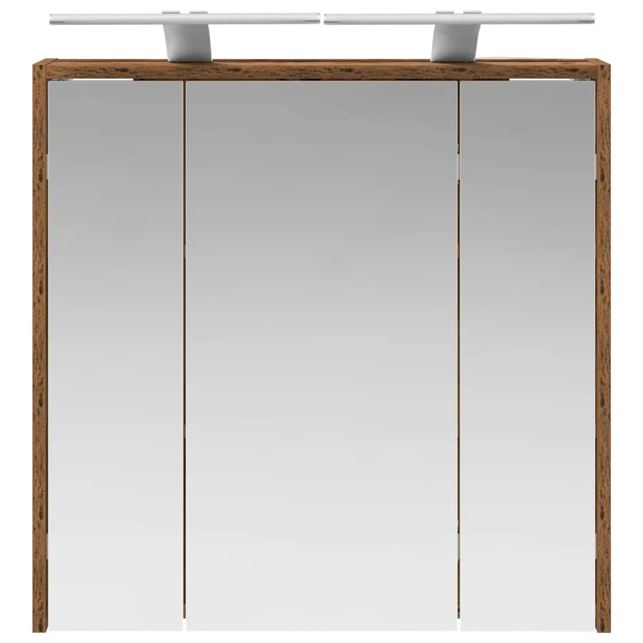 Armoire Miroir de Salle de Bain Bois ancien 63,5 x 16 x 62,5 cm - 6