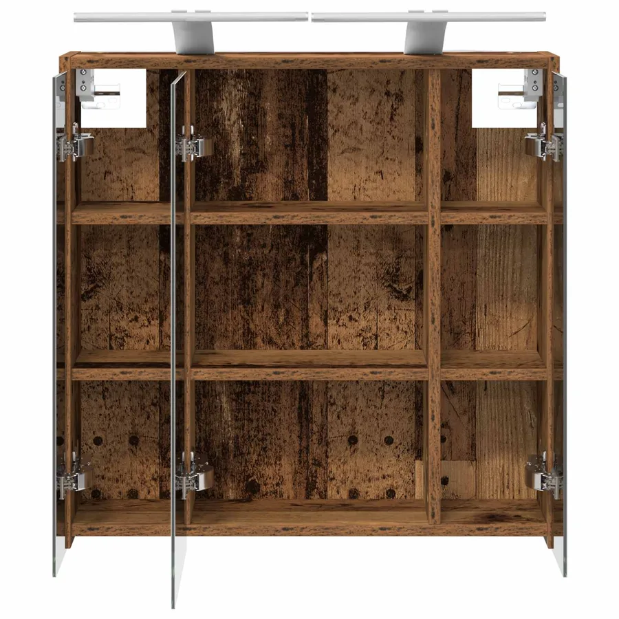 Armoire Miroir de Salle de Bain Bois ancien 63,5 x 16 x 62,5 cm - 7