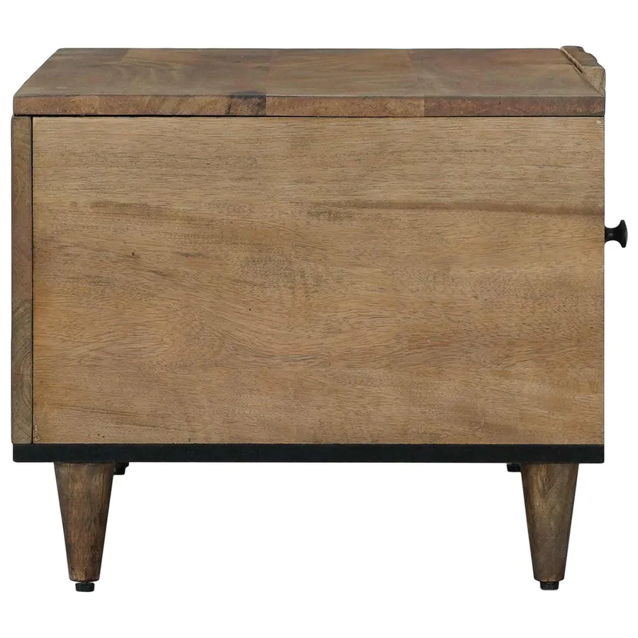 Table basse Marron 80 x 50 x 40 cm Bois de mangue massif - 4