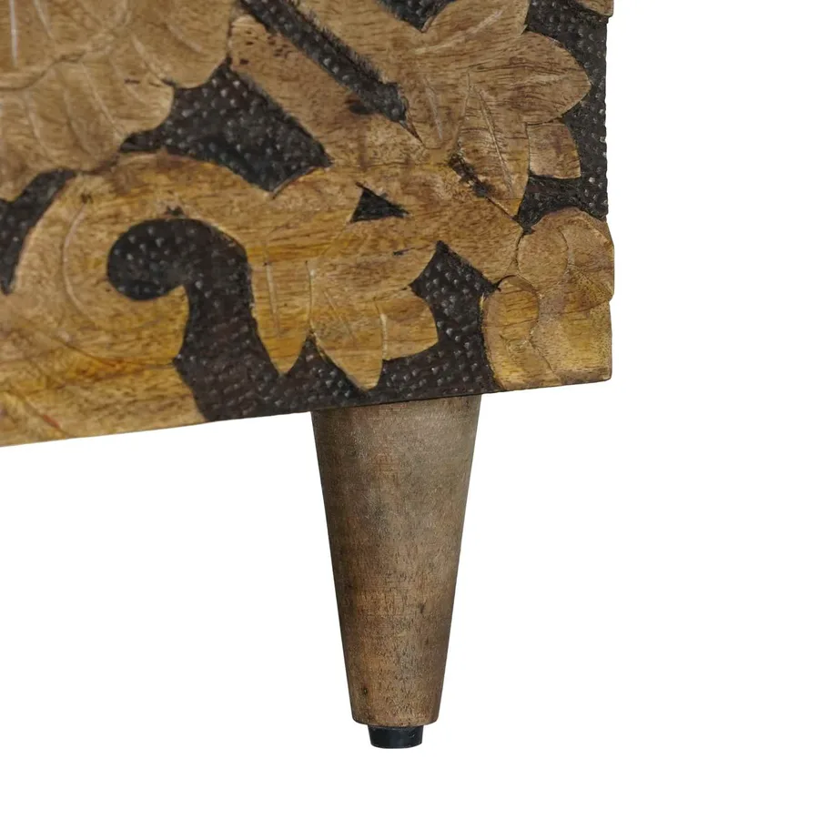 Table basse Marron 80 x 50 x 40 cm Bois de mangue massif - 8