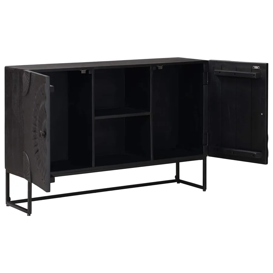 Buffet Noir 105 x 30 x 68 cm - 2