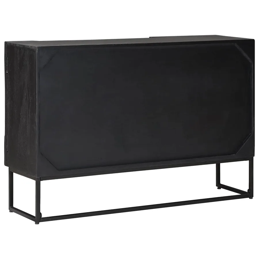 Buffet Noir 105 x 30 x 68 cm - 5