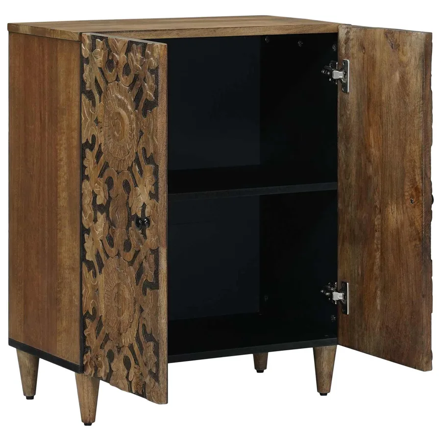Buffet de Rangement Marron 60 x 33,5 x 75 cm - 2