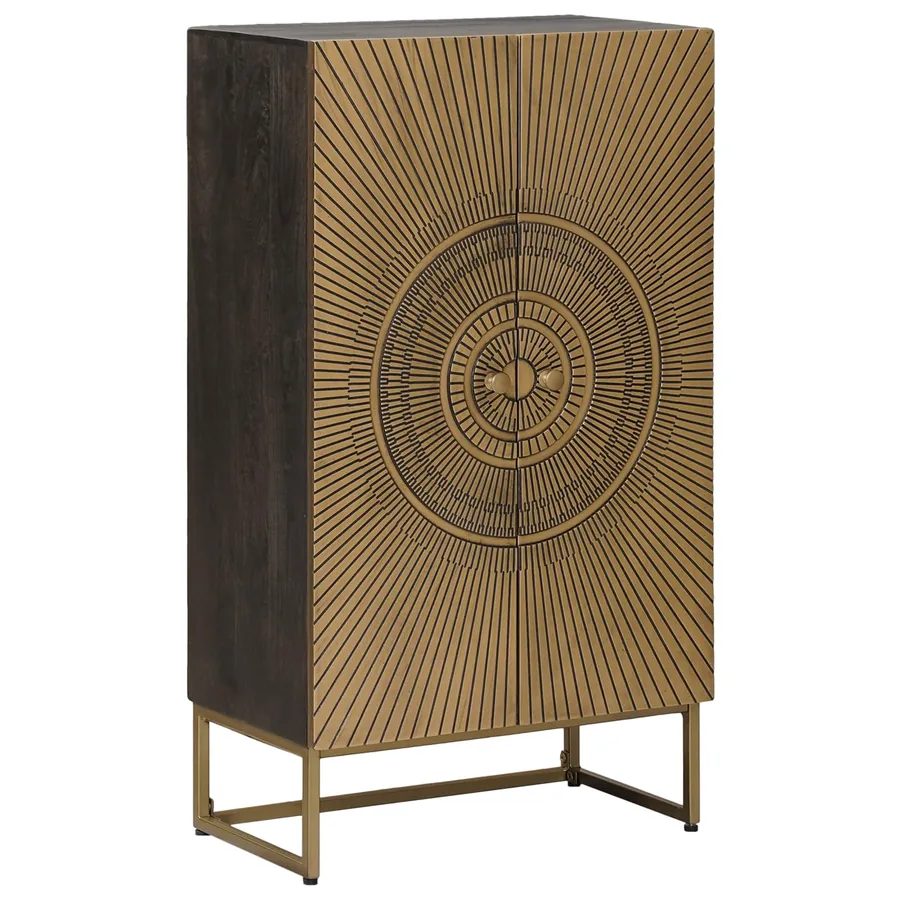 Haut Armoire Laiton 53,5 x 30 x 95 cm