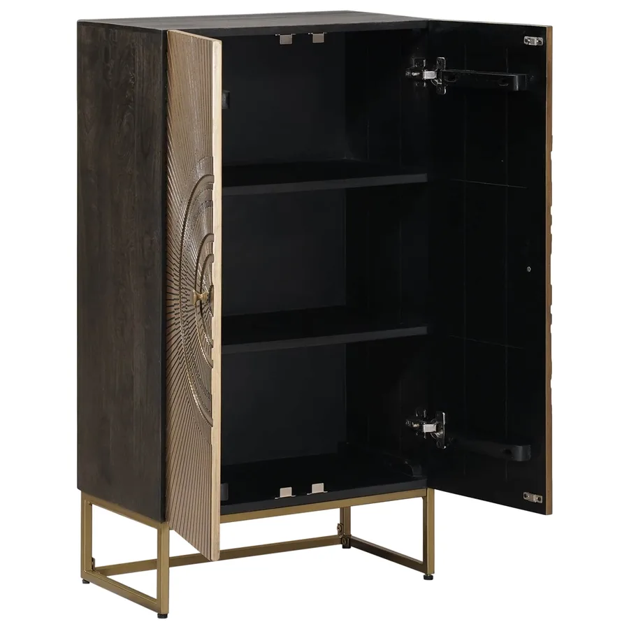 Haut Armoire Laiton 53,5 x 30 x 95 cm - 2
